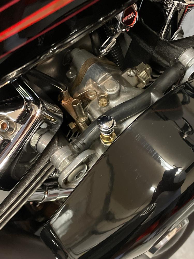 Deluxe Choke Knob Enricher for Harley-Davidson S&S Super E and G Carburetors - Chrome - Customer Photo From Thomas K