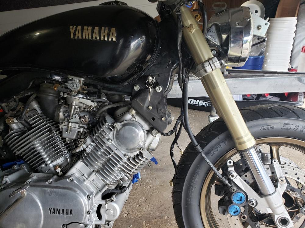 Bolt On 3/4 inch Ignition Switch Mounting Tab / Bracket - Tumbled Stainless - Customer Photo From Shong Lee
