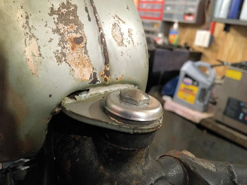 Gas Tank Mounting Kit Triumph 1963-67 T120 TR6 T100 TR5 OEM # 00-0088 - Customer Photo From Cory