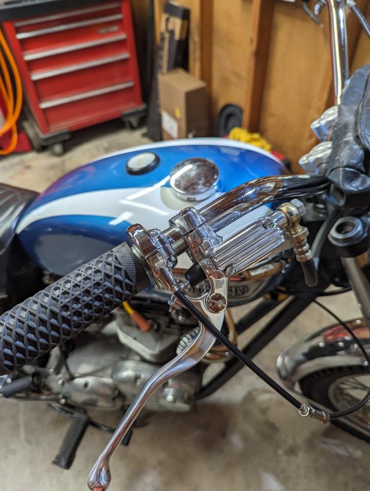 Throttle Cable with Splitter Assembly Triumph T120 T140 1970-78 OEM # 60-7002 - Customer Photo From Jeffrey Drumm