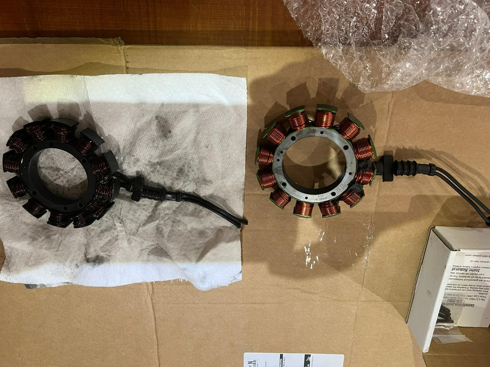 Stator CE-9902 for 1999 - 2003 Dyna and 2000 Softail Harley-Davidsons - OEM 29951-99 - Customer Photo From Alvaro B Moncada