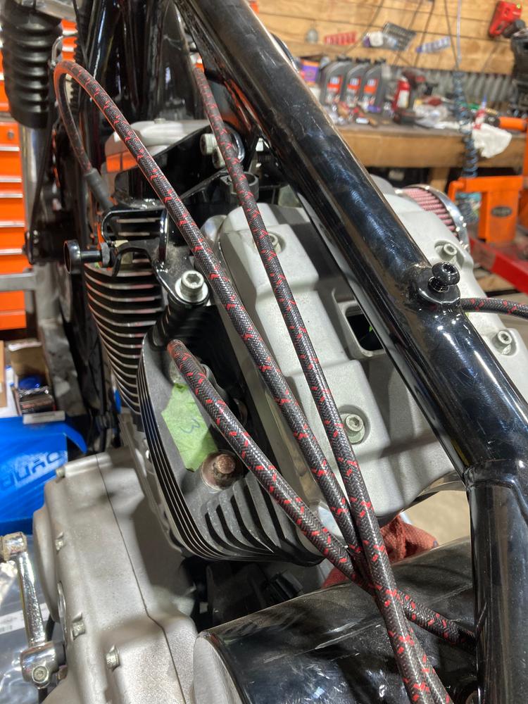 Cloth Spark Plug Wire by the foot - 8mm - Assorted Colors - Customer Photo From Rob Tiralongo