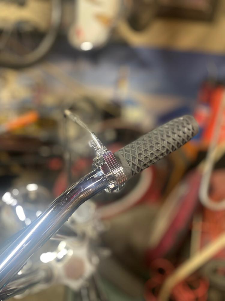 Chrome Single Cable Chopper Throttle Assembly - 1 inch - Customer Photo From Foureyes