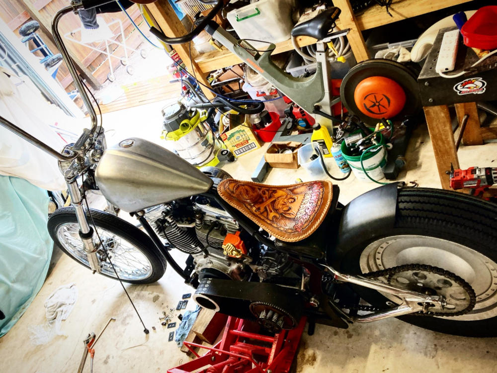 21 inch Mini Brake Drum Chopper Wheel - 3/4 inch Bearings - Customer Photo From Shane Wilson
