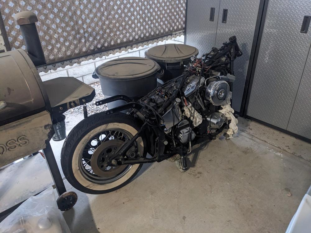 3 position Ignition Key Switch Replaces Harley-Davidson OEM #71425-77 - Black Body / Black Bezel - Customer Photo From Steven Spaunhurst