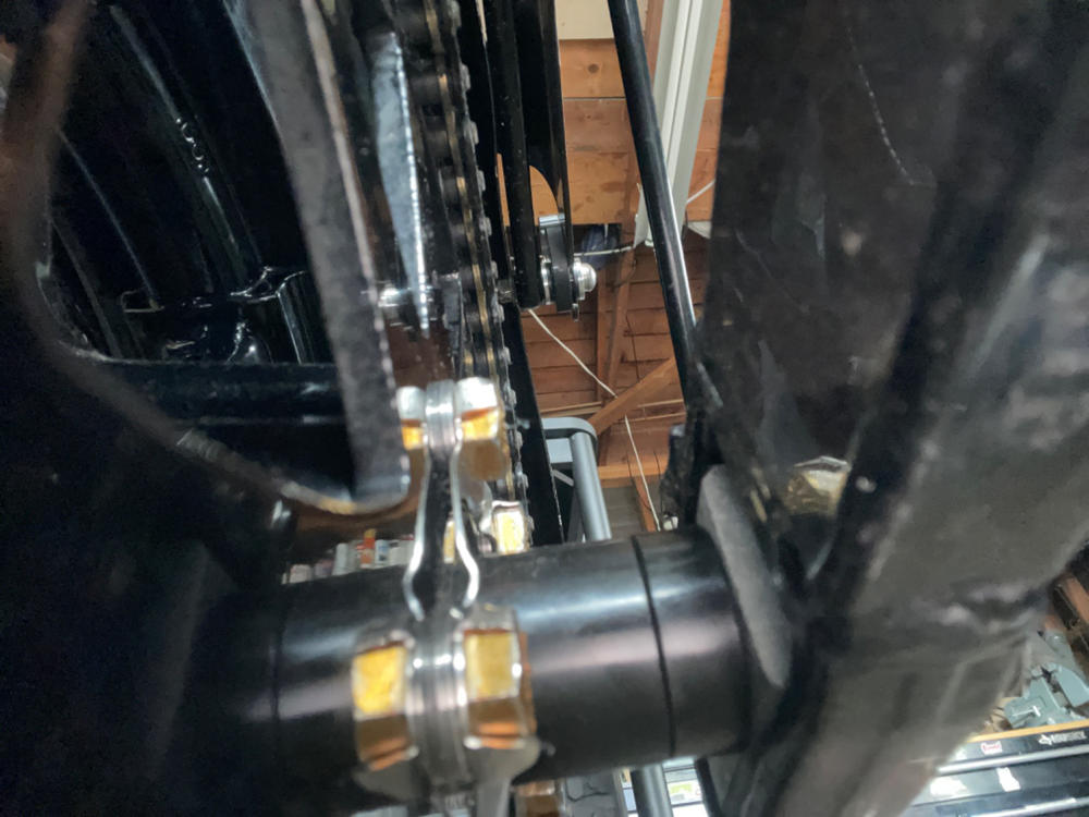Locking Tab Washer for Harley-Davidson Rear Wheel Pulley / Sprocket - Tumbled Stainless - Customer Photo From Brandon Sims