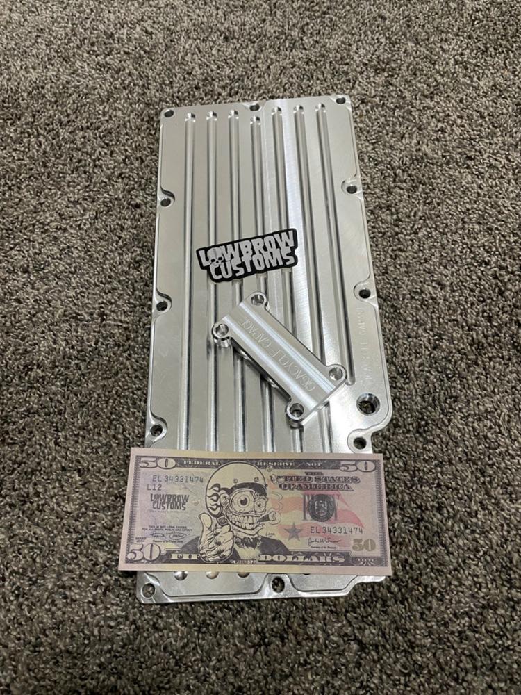 Harley-Davidson Twincam to FXR Frame Conversion Oil Pan Block Off Plate - Customer Photo From Mike Rendon