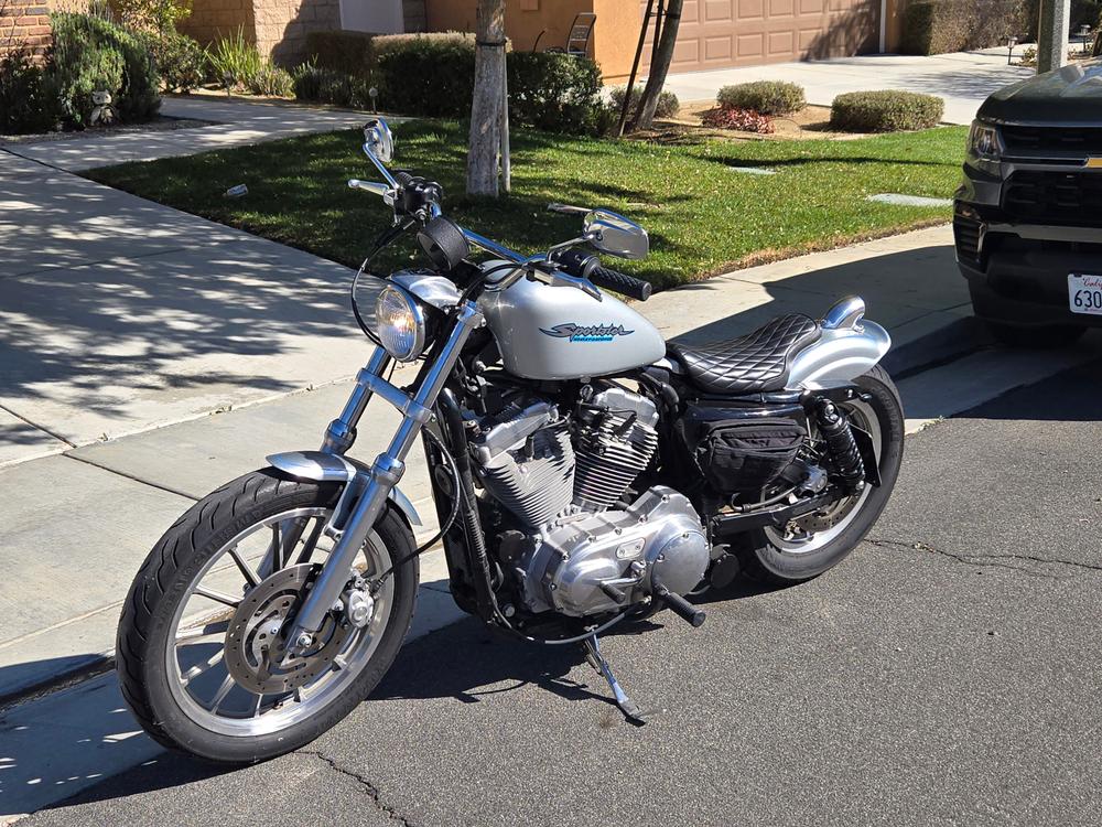 Drop-In Front Fork Lowering Kit - fits 1988-2015 Harley-Davidson Sportster XL Models - Customer Photo From Matthew McCall