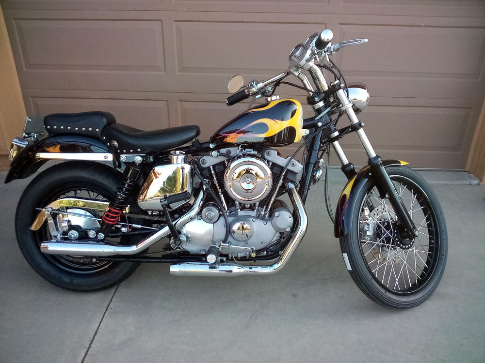 35MM Chrome Fork Tubes - 23-1/4 inch - Stock Length - Customer Photo From Ed Davis
