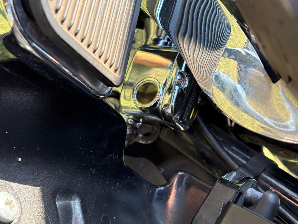Rear Brake Master Cylinder Assembly - Chrome - 2008-2021 Harley-Davidson FLHT/FLHX/FLHR/FLTR/FLTRX/FLTRU/FLTRK - Customer Photo From Bruce Plasterer