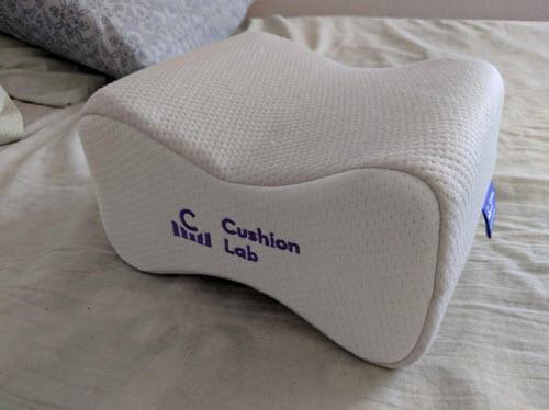 BALAPET Knee Pillow for Side Sleepers, Breathable 100% Cotton Cover Pillow  Between Legs for Aligns Spine, Supportive Leg Pillow for Pregnancy Relieves