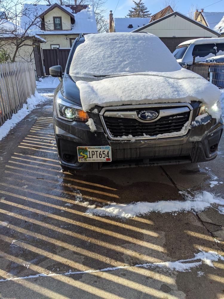 The Platypus License Plate Mount For 2019 2021 Subaru Crosstrek