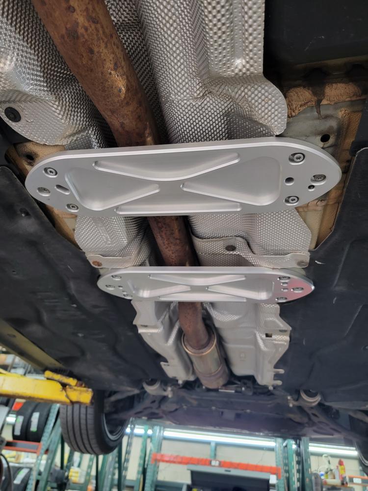 The Big Pair Chassis Brace for MINI Clubman F54 (2016-2021) - Customer Photo From PeterG