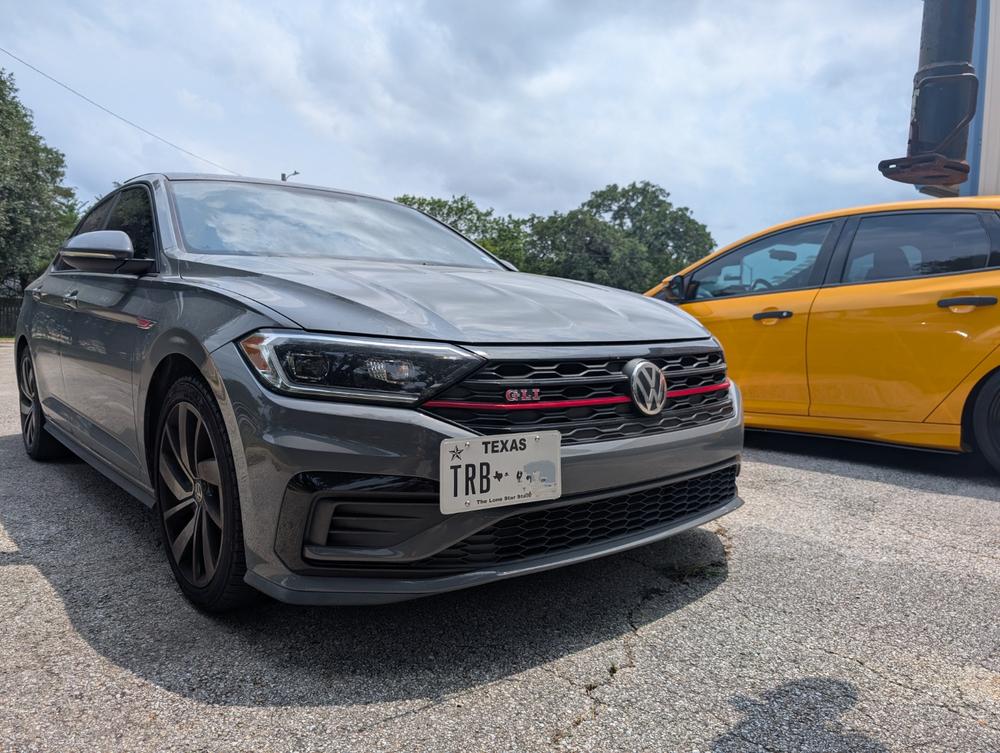 The Platypus License Plate Mount for Volkswagen Jetta GLI A7 2019 to 2023 - Customer Photo From Chris Johnson