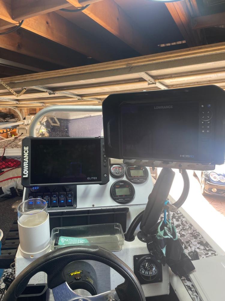 Lowrance Visors - Customer Photo From Darren Visco