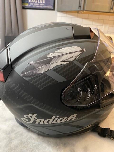 Feather Helmet Decals -  5 Inches long - Customer Photo From TODD REIS
