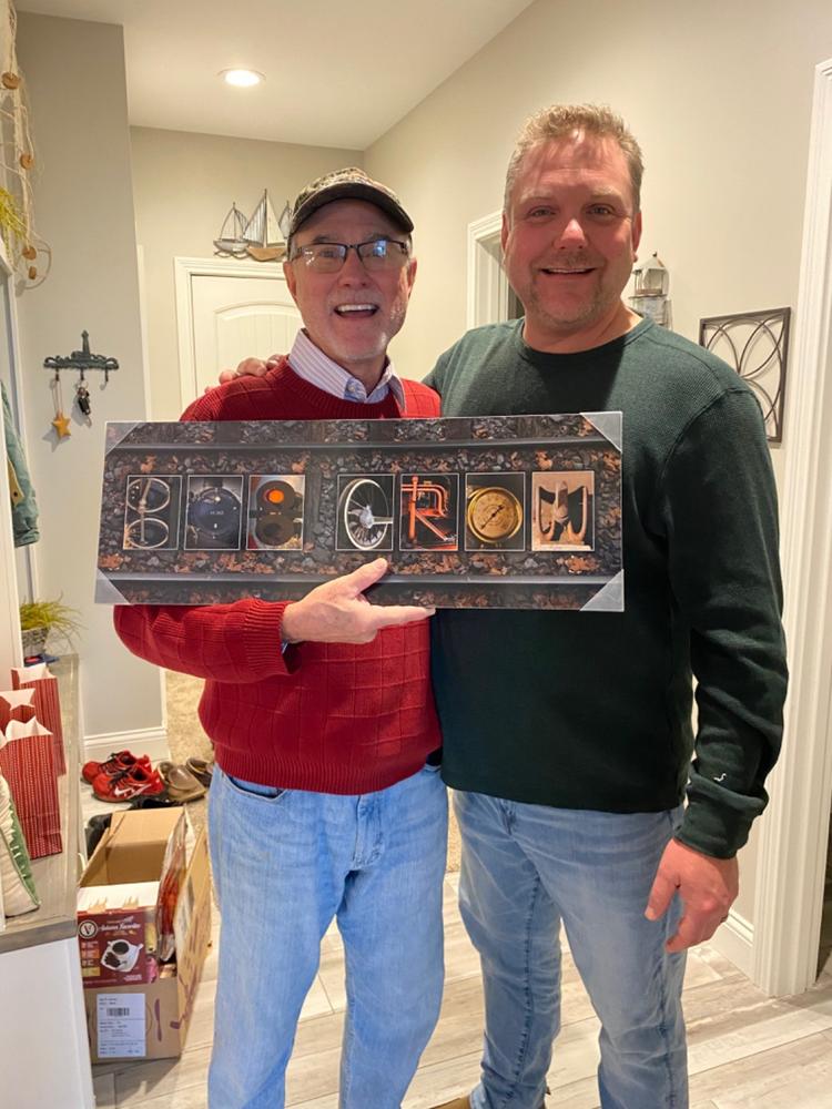 Train Letters Name Print - Customer Photo From Grow