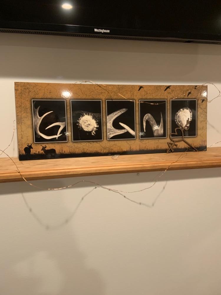 Antler Letters Name Print - Customer Photo From Angela Gogno