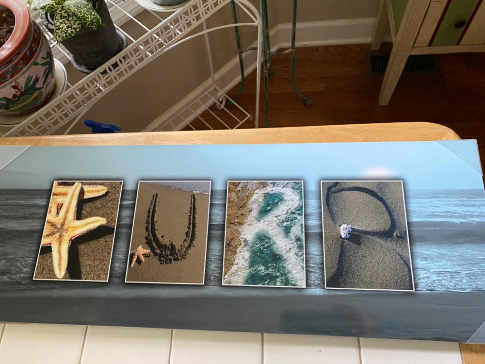 Coastal Beach Name Art - Customer Photo From SALLY FURR