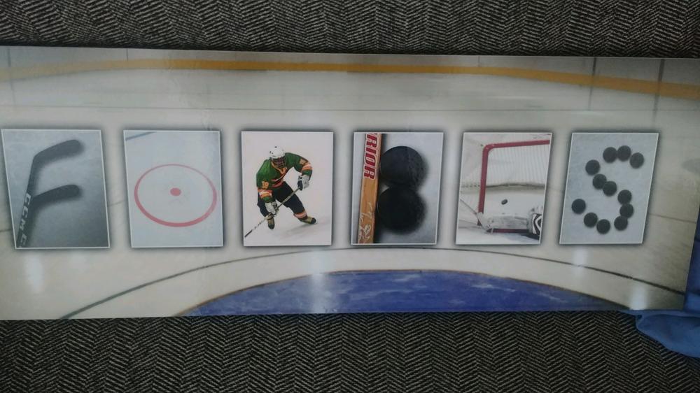 Hockey Name Art Print - Customer Photo From Lisa G.