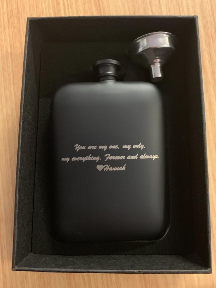 Hip Flask: The Hex - Customer Photo From Hannah C.
