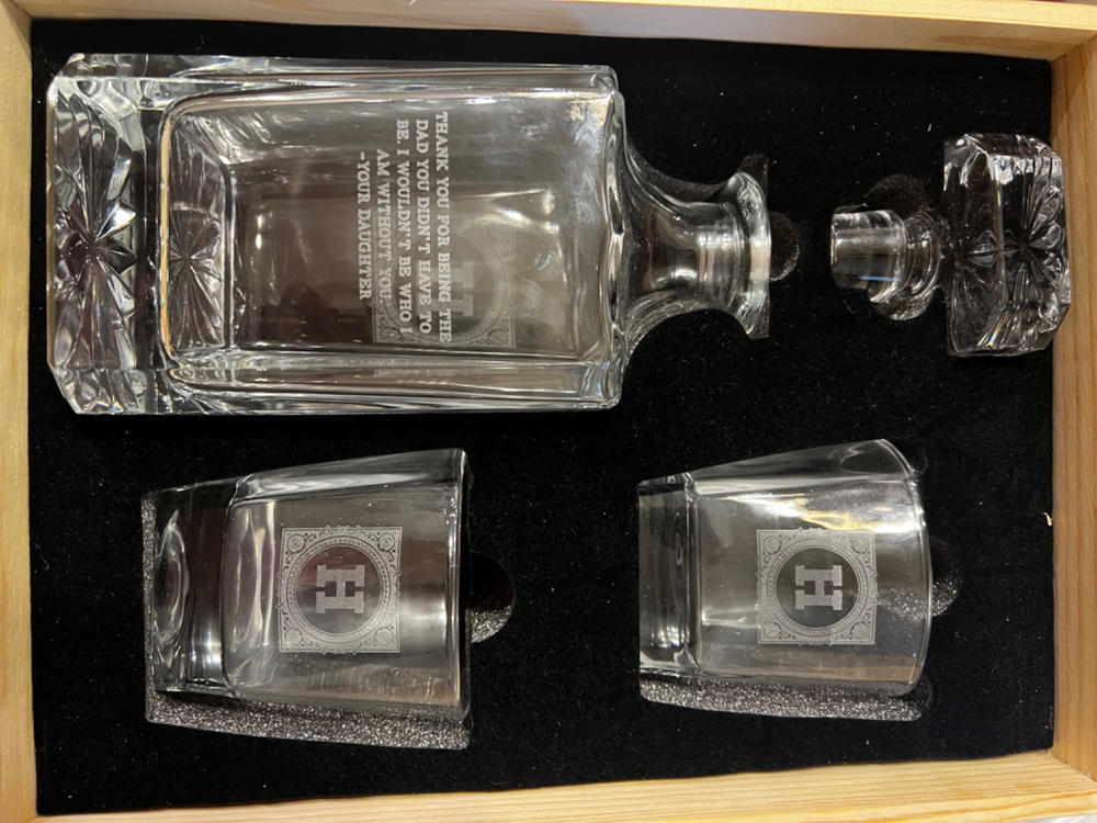 Whiskey Decanter: The Modern - Customer Photo From Ariana Hines