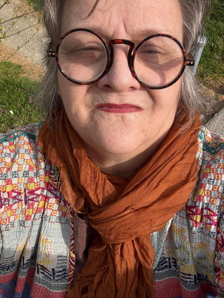 kantha vintage short jacket mala (holi) - Customer Photo From Catherine H