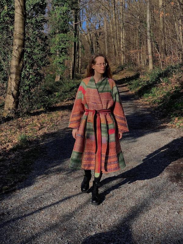 kantha vintage coat long driti - Customer Photo From Astrid Z.