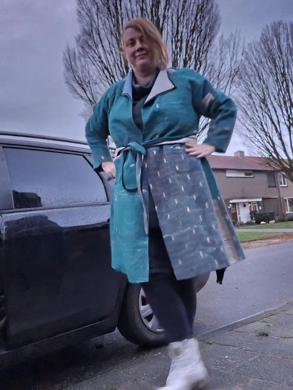 kantha vintage dress coat long jaya - Customer Photo From Kirsten B