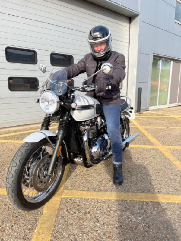 Resurgence Gear® Ultimate PEKEV Ultra Lite Motorcycle Jeans - Stone Wash - Customer Photo From Tom Turcan
