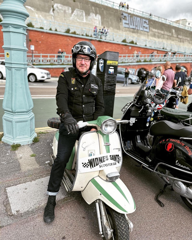 Garibaldi - Gari G02X Open Face Vintage Helmet - Gloss Black - Customer Photo From Darren Hayes