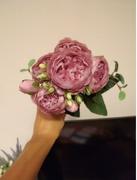 Hansel & Gretel Purple Artificial Flowers Peony Bouquet Review