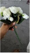 Hansel & Gretel White Artificial Flowers Peony Bouquet Review
