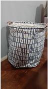 Hansel & Gretel Assorted White-Blue Fabric Laundry Basket Review