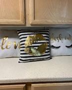 Hansel & Gretel Stylish Black and Gold Decorative Pillow Case Review