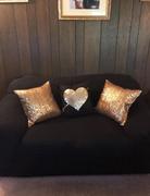 Hansel & Gretel Modern Black and Gold Decorative Pillow Case Review