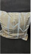 Hansel & Gretel Stylish White and Gold Decorative Pillow Case Review