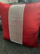 Hansel & Gretel Diamond Fabric Red Decorative Pillow Case Review