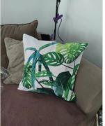 Hansel & Gretel Modern Tropical Plants Green Decorative Pillow Case Review