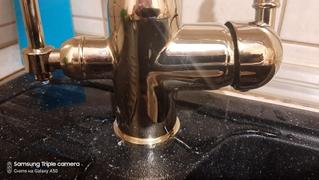 Hansel & Gretel Solid Brass Smooth Gold Kitchen Faucet Rotating and Water Purifying Review
