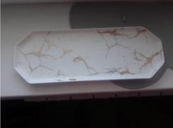 Hansel & Gretel Gold Marble Glazed White Ceramic Plates Review