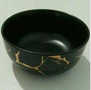 Hansel & Gretel Gold Marble Glazed Black Ceramic Plates Review