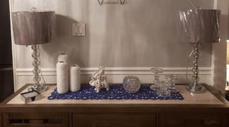 Hansel & Gretel Modern Decorative Blue Hollow Out Table Runner Review