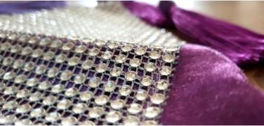 Hansel & Gretel Modern Purple Flannel Diamond Table Runners with Tassels Review