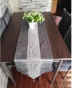 Hansel & Gretel Modern Gray Flannel Diamond Table Runners with Tassels Review