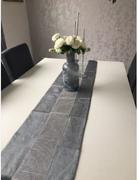 Hansel & Gretel Modern Gray Flannel Diamond Table Runners with Tassels Review