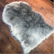 Hansel & Gretel Artificial Sheepskin Silver Fur Plain Bedroom and Living Area Rug Review