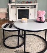 Hansel & Gretel Modern Round 2-Piece Nesting Coffee Table Review