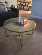 Hansel & Gretel Gold Modern Round Side Coffee Table Review
