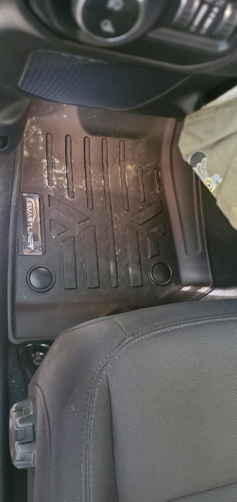 SMARTLINER Custom Fit for 2020-2023 Jeep Gladiator with Non Lockable Rear Underseat Storage - Customer Photo From Richard H.